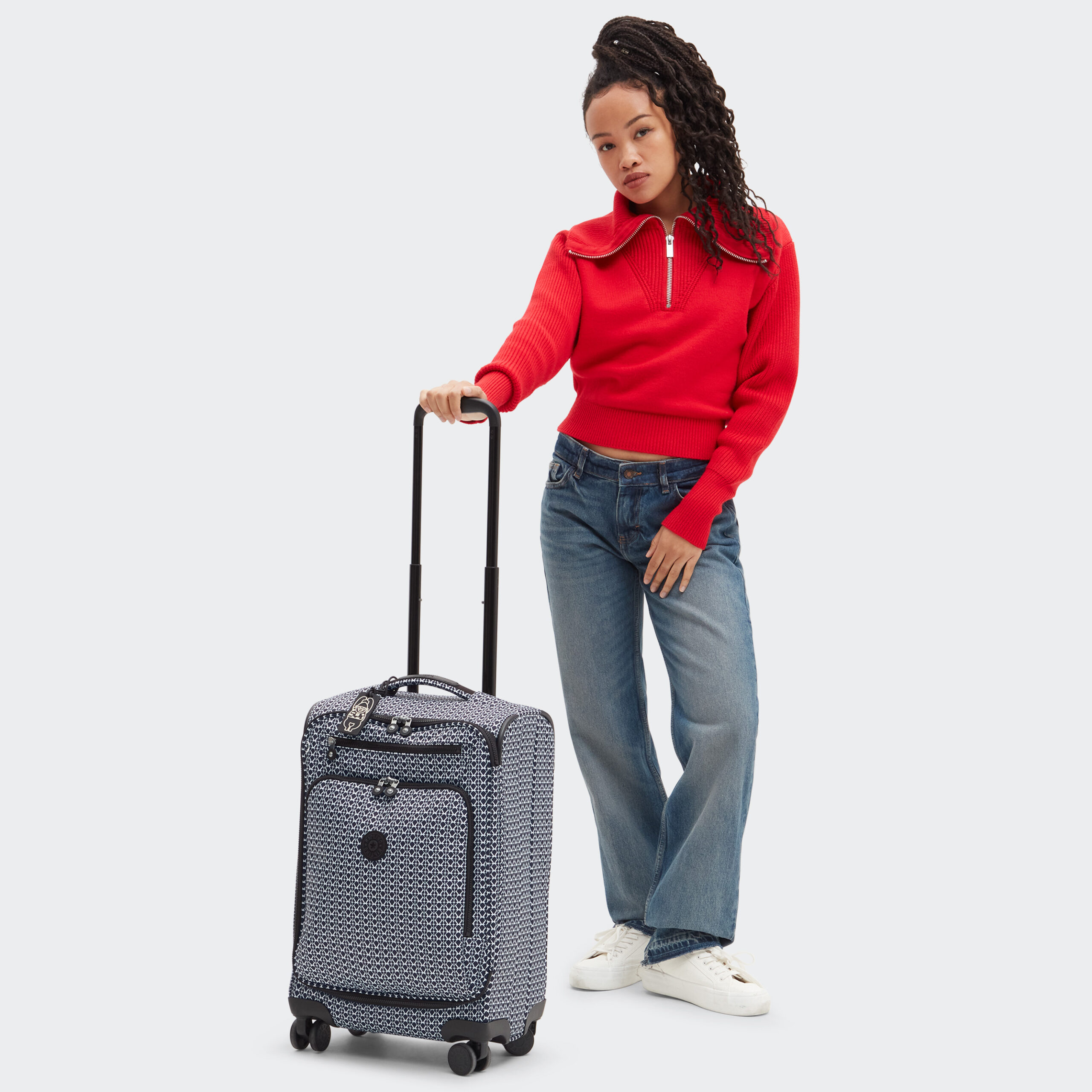 あ*や様 【未使用】Kipling YOURI SPIN 55キャリーケース チ キプリング Kipling NEW YOURI SPIN M キャリーケース